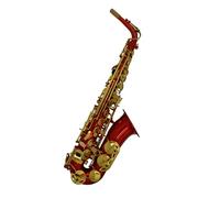Saxophone Alto Professionnel Mi Bémol Laqué Rouge Saxophone