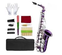 Saxophone Alto Violet Pour Débutants orée Ou Argentée Ensemble Complet En Mi Saxophone