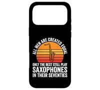 Saxophone Amusant pour Papa, 70e Anniversaire, fête des pères Coque pour iPhone 17 Pro Max