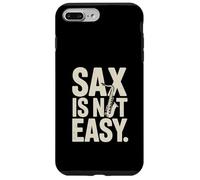 Saxophone Amusant « Sax is Not Easy » Coque pour iPhone 7 Plus/8 Plus