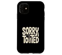 Saxophone Amusant Sorry I Tooted Music Coque pour iPhone 11