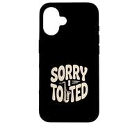 Saxophone Amusant Sorry I Tooted Music Coque pour iPhone 16