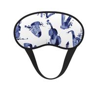 Saxophone blues, piano, violoncelle, basse,Masques de sommeil occultants, cache-yeux couvrants, masques de sommeil anti-lumière