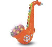Bontempi saxophone avec effets lumineux 32 cm orange Oranje