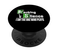Saxophone Breaking Silence PopSockets PopGrip Adhésif
