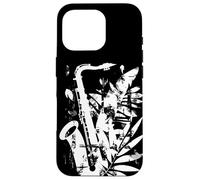 Saxophone Cartoon Style Marching Band Coque pour iPhone 16 Pro