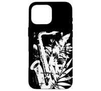 Saxophone Cartoon Style Marching Band Coque pour iPhone 16 Pro Max