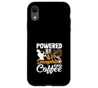 Saxophone Coffee Lover Saxophonist Instrument de Musique Coque pour iPhone XR