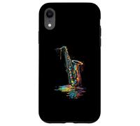 Saxophone coloré Coque pour iPhone XR