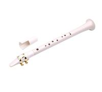 Saxophone de Poche à 8 Trous en Plastique Blanc Portable