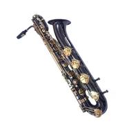 Saxophone Débutants Saxophone Baryton Noir Avec Gravure Sur Étui Pour Une Utilisation Quotidienne