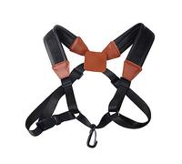 Saxophone Double bandoulière longueur réglable Sax harnais d ' épaule sangle de cou Instruments de musique accessoires pièces Double Saxophone harnais cou confortable