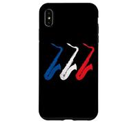 Saxophone Drapeau Français Musique De France Sax Cadeau Coque pour iPhone XS Max