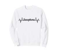 Saxophone ECG Heartline Saxophone Teacher Sweatshirt