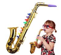 Saxophone en Plastique réaliste Jouets éducatifs précoces pour Enfants en Bas âge