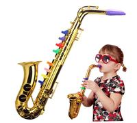 Saxophone en Plastique réaliste, Jouets éducatifs précoces pour Enfants en Bas âge, Ornements de Jardin