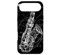 Saxophone Esquisse Jazz Musique Orchestre Coque pour iPhone Air