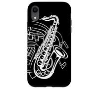Saxophone Esquisse Saxophoniste Orchestre Coque pour iPhone XR