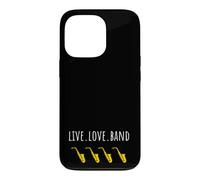 Saxophone - Fanfare Orchestre Alto ténor Jazz Coque pour iPhone 13 Pro