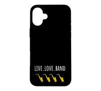 Saxophone - Fanfare Orchestre Alto ténor Jazz Coque pour iPhone 16 Plus