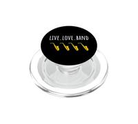 Saxophone - Fanfare Orchestre Alto ténor Jazz PopSockets PopGrip pour MagSafe