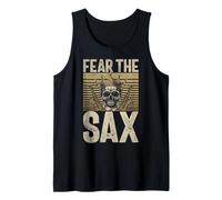 Saxophone Fear The Sax Débardeur