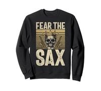 Saxophone Fear The Sax Sweatshirt