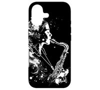 Saxophone Fille Instrument à Anche Orchestre d'harmonie Coque pour iPhone 17
