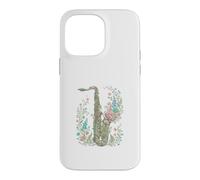 Saxophone Fleuri Vintage Musique de Jazz Coque pour iPhone 14 Pro Max