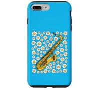 Saxophone Floral Fleurs Saxophoniste Printemps Été Musicien Coque pour iPhone 7 Plus/8 Plus