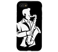 Saxophone Guy Graphique Instrument de musique Coque pour iPhone SE (2020) / 7 / 8