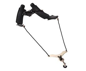 Saxophone Harnais, Sangle Saxophone en Léther, Confort Épaules et Support Poitrine, Harnais Sax ergonomique, pour Concerts, Rehearsals, Spectacles, Études,
