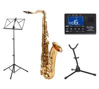 Saxophone Instrument a Vent Saxo Tenor Set Support Pupitre Metronome Accordeur