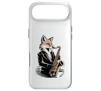 Saxophone Jazz Fox Musicien Night Mood Coque pour iPhone Air