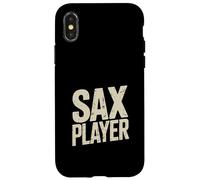 Saxophone Jazz Saxophone Music Lover Band Coque pour iPhone X/XS