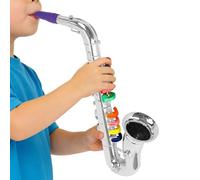Saxophone Jouet Enfant , Instrument Musical Éducatif en ABS avec Boutons Colorés , Portable pour Développer La Créativité , Idéal pour Anniversaire, École, Scène , Jeu De Rôle & Éveil Musical