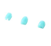 Saxophone Key Covers | Silicone Palm Key Risers for Comfort & Finger Position | Sax Side Button Pads/Wind Instrument Accessories | 3PCS Set (CC21 Blue)