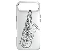 Saxophone Line Art Saxophonist Chamber Music Coque pour iPhone Air