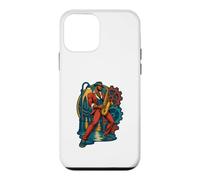 Saxophone mâle Joue Un Saxophone en Laiton Coque pour iPhone 12 Mini