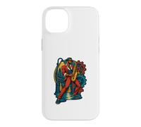 Saxophone mâle Joue Un Saxophone en Laiton Coque pour iPhone 14 Plus
