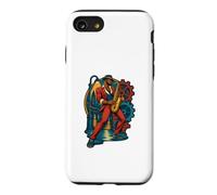 Saxophone mâle Joue Un Saxophone en Laiton Coque pour iPhone SE (2020) / 7/8