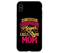 Saxophone Maman Drôle Saxophoniste Joueur Saxophoniste Jazz Musique Femme Coque pour iPhone XS Max