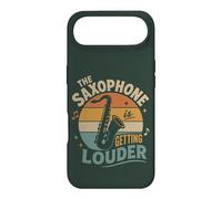 Saxophone Meme Getting Louder Musicien Humour Coque pour iPhone Air