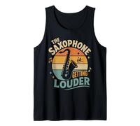Saxophone Meme Getting Louder Musicien Humour Débardeur