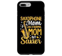 Saxophone Mom Normal But Saxophonist Player Saxophonist Sax Coque pour iPhone 7 Plus/8 Plus