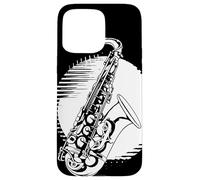 Saxophone Orchestre graphique Coque pour iPhone 15 Pro Max