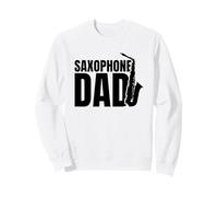 Saxophone Père Saxophone Passionné de Jazz Musique Sweatshirt
