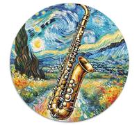 Saxophone Puzzle 1000 Pièces Educa Jouet en Bois Cadeau Unique De l'art De La DécoRation Jeu Éduchatif Challenge Toy Adultes & Enfants des 14 Ans 1000pcs (67.5x67.5cm)