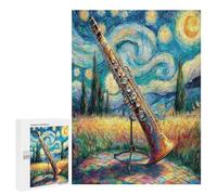 Saxophone Puzzles 500 Pièces Educa Artistique Instrument Musical Musique Décoration Intérieure pour Adultes Et Enfants Assemblage Amusant Relaxation Challenge 500 PCS