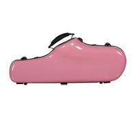 Saxophone sac de transport Étui for saxophone mi bémol en fibre de verre, plastique renforcé fibres, ABS, toutes couleurs(Pink)